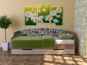 Кровать Юниор Тип 2 Микровелюр-марки 800х1600 в Муравленко - muravlenko.magazinmebel.ru | фото - изображение 1