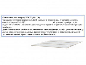 Основание из ЛДСП 0,9х2,0м в Муравленко - muravlenko.magazinmebel.ru | фото