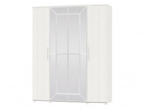 Шкаф 4-х дверный Амели 4-5200 Рамух белый в Муравленко - muravlenko.magazinmebel.ru | фото - изображение 1