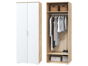 Шкаф для одежды 2-х дверный Сканди белый в Муравленко - muravlenko.magazinmebel.ru | фото - изображение 1