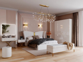 Спальня Рише белый глянец с перламутром в Муравленко - muravlenko.magazinmebel.ru | фото - изображение 1