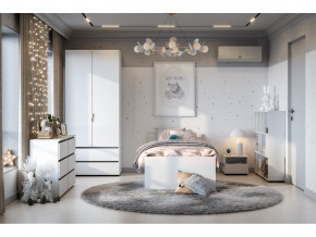 Спальня Токио Белый текстурный в Муравленко - muravlenko.magazinmebel.ru | фото - изображение 8