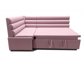 Угловой диван Призма Валики со спальным местом розовый в Муравленко - muravlenko.magazinmebel.ru | фото - изображение 3